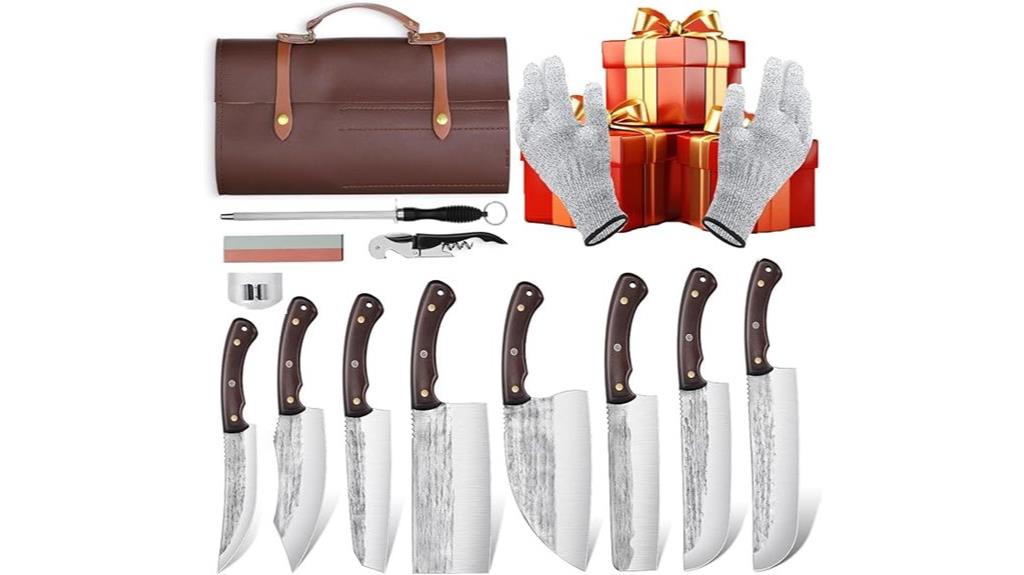 14 piece butcher knife set