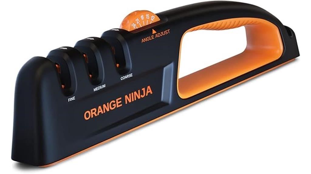 orange ninja knife sharpener