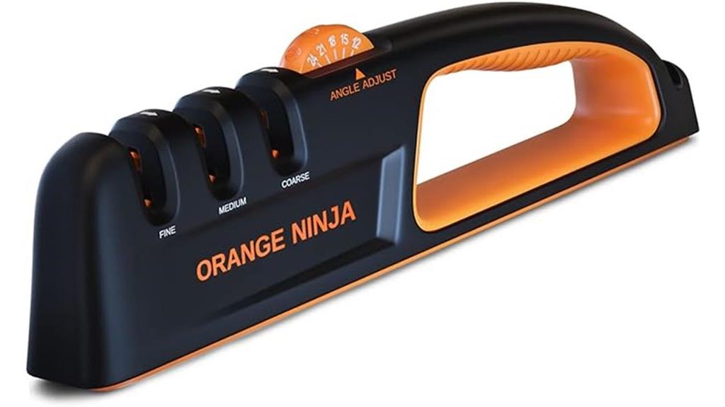 orange ninja knife sharpener