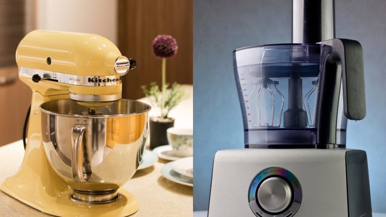 stand mixer vs food processor