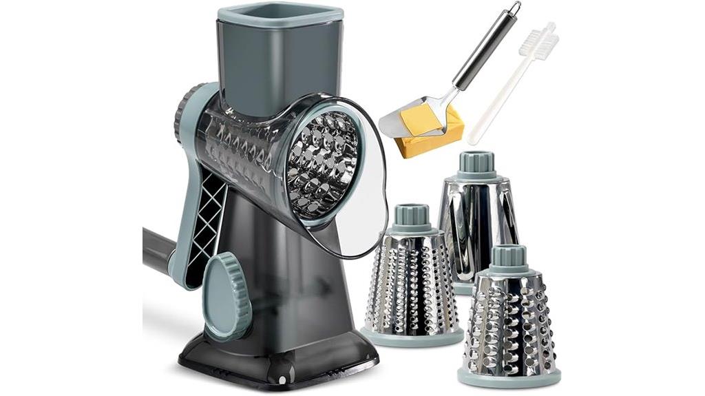 rotary cheese grater set