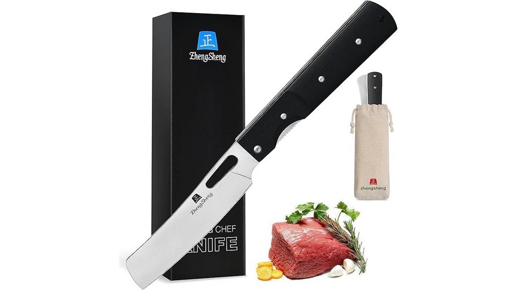 compact stainless steel knife