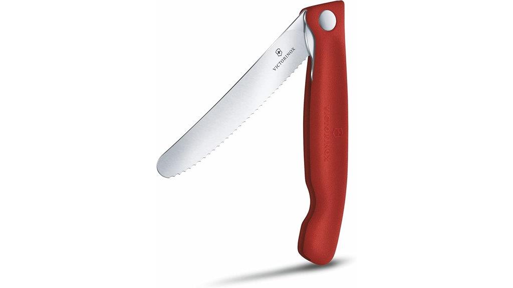 foldable wavy edge knife