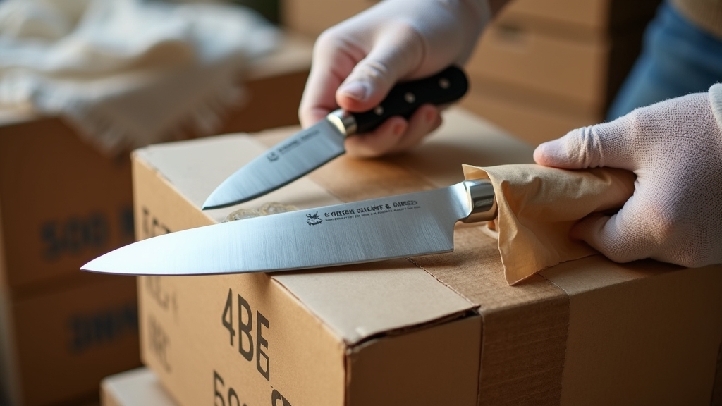 secure organized knife packing