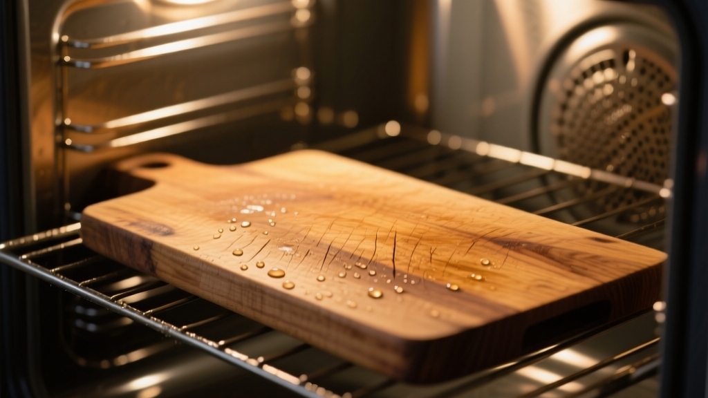 avoid putting wooden boards in oven