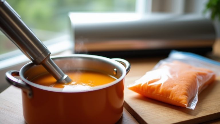 how do you vacuum seal soup