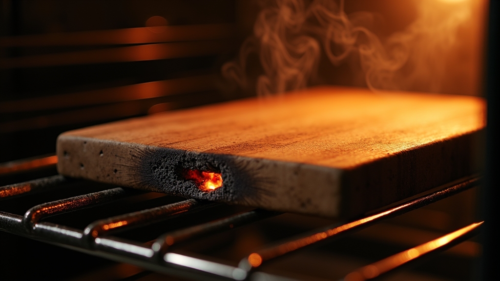 heating wood causes fires