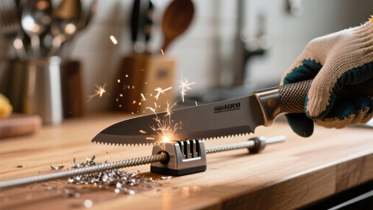 sharpen electric carving blades