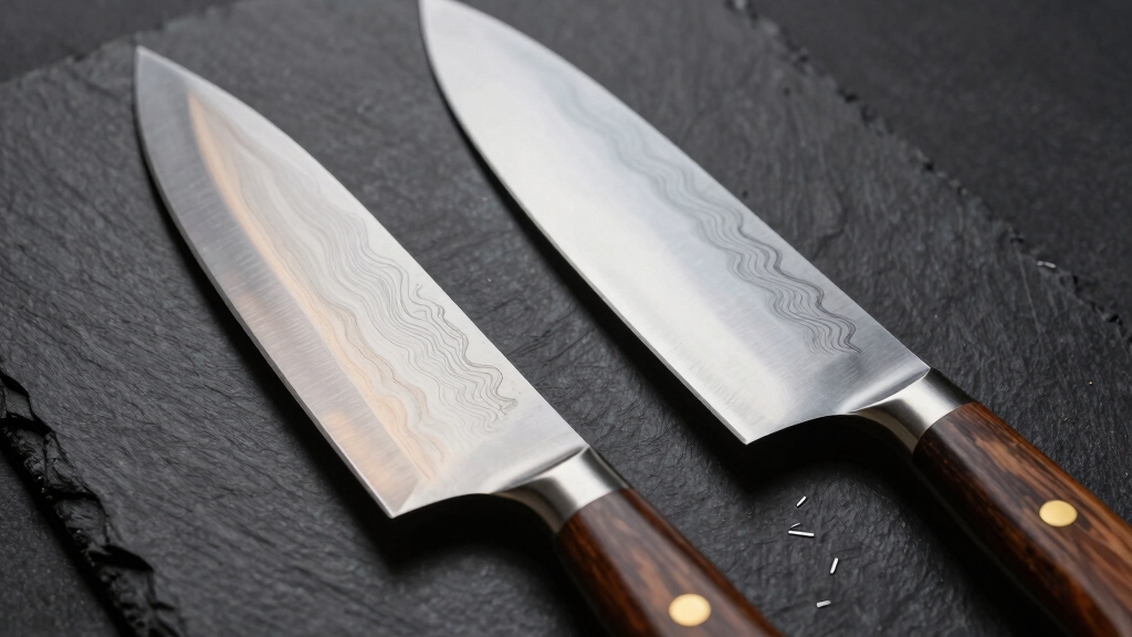 authentic pattern welded steel vs counterfeit