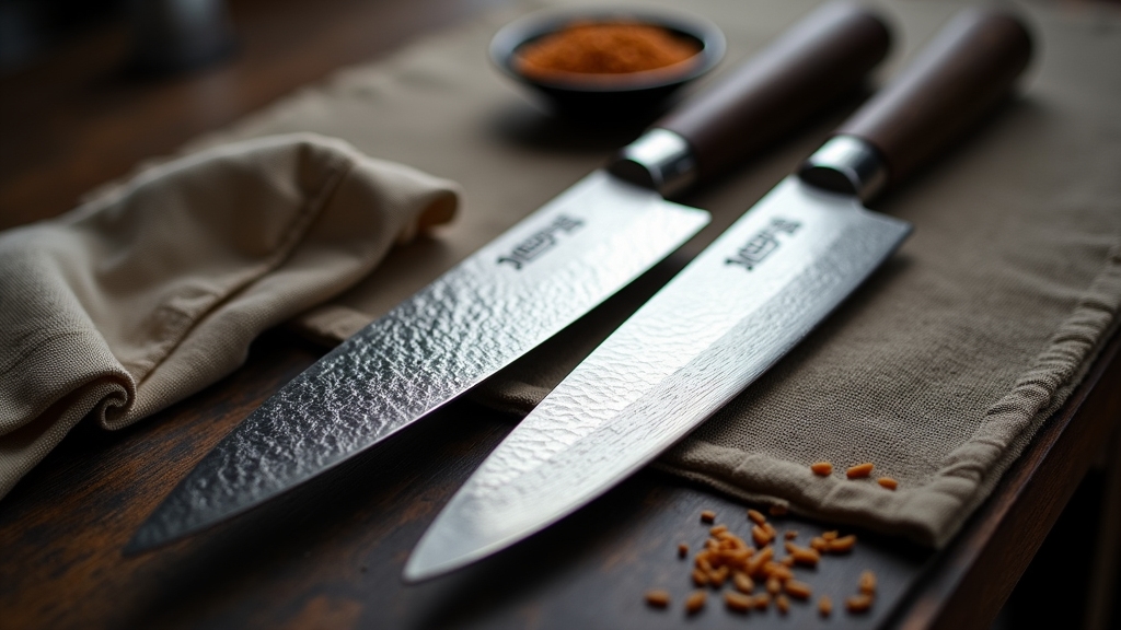 elegant damascus knife designs