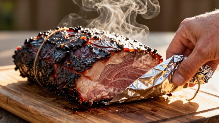 wrap brisket in foil